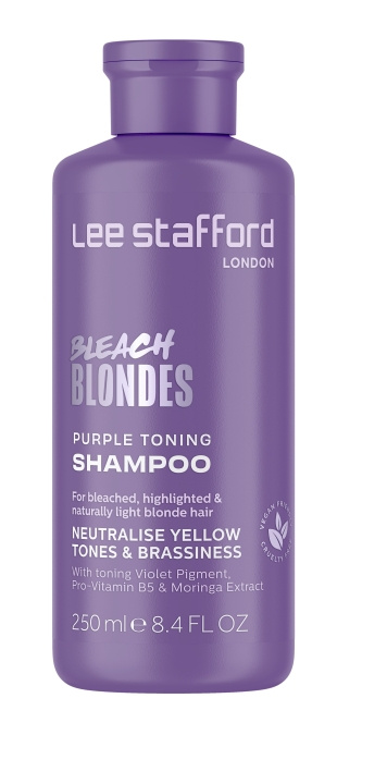 Lee Stafford Bleach Blondes Purple Toning Shampoo 250 ml i gruppen SKÖNHET & HÄLSA / Hår & Styling / Hårvårdsprodukter / Schampo hos TP E-commerce Nordic AB (C89784)