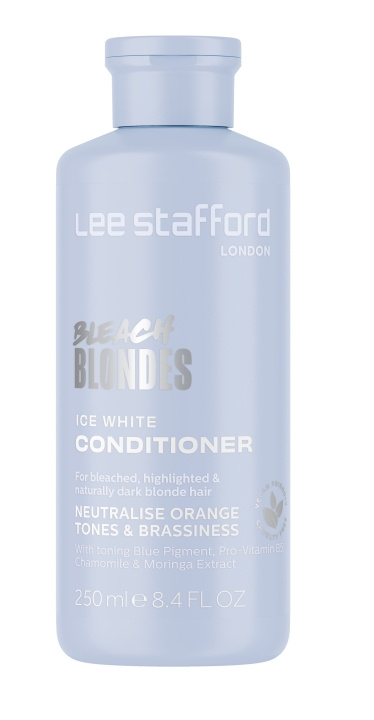 Lee Stafford Bleach Blondes Ice White Toning Balsam 250 ml i gruppen SKÖNHET & HÄLSA / Hår & Styling / Hårvårdsprodukter / Balsam hos TP E-commerce Nordic AB (C89790)