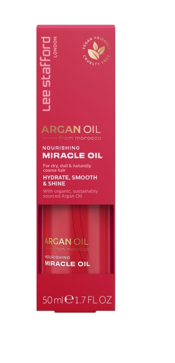 Lee Stafford Arganolja från Marocko Nourishing Miracle Oil 50 ml i gruppen SKÖNHET & HÄLSA / Hår & Styling / Hårvårdsprodukter / Hårolja hos TP E-commerce Nordic AB (C89795)