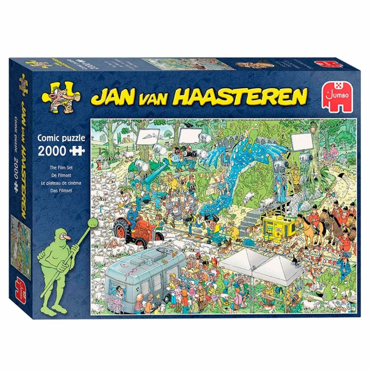 Jan van Haasteren Filmuppsättningen (2000 bitar) (JUM0047) i gruppen SPORT, FRITID & HOBBY / Hobby / Pussel hos TP E-commerce Nordic AB (C89864)