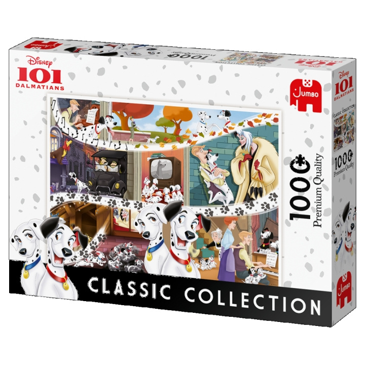 Jumbo Disney Klassisk Samling: 101 dalmatiner (1000 bitar) (JUM9487) i gruppen SPORT, FRITID & HOBBY / Hobby / Pussel hos TP E-commerce Nordic AB (C89865)