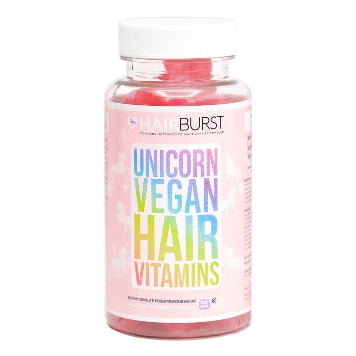 HAIRBURST Tuggbara veganska vitaminer från enhörningen 1 månads leverans i gruppen SKÖNHET & HÄLSA / Hår & Styling / Hårvårdsprodukter / Hårserum hos TP E-commerce Nordic AB (C89875)