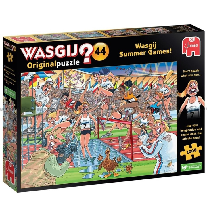 Wasgij Original 44 Sommarspel (1000 bitar) (JUM01856) i gruppen SPORT, FRITID & HOBBY / Hobby / Pussel hos TP E-commerce Nordic AB (C89892)