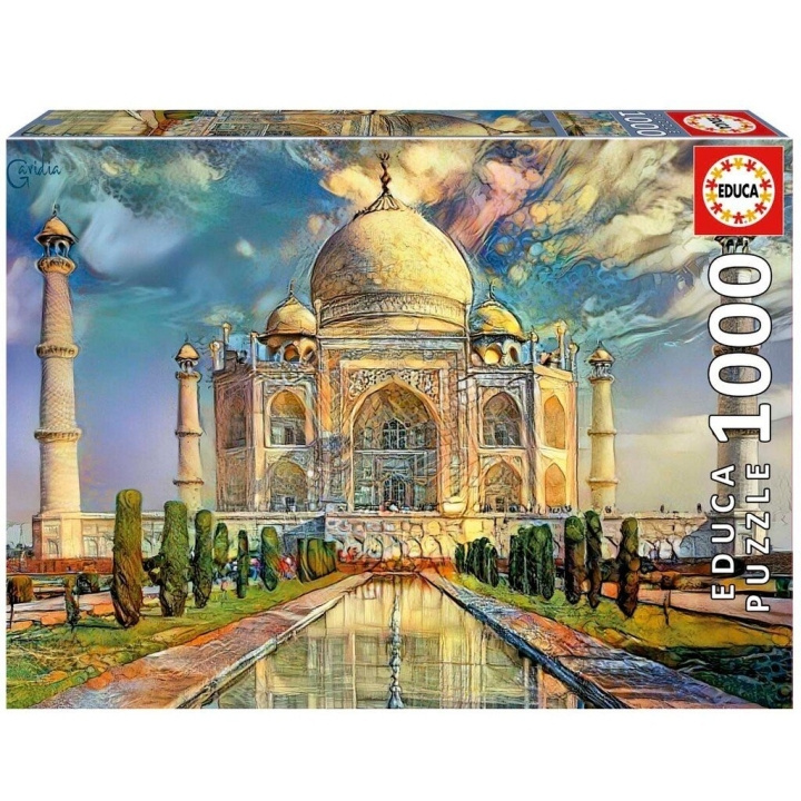 Educa 1000 bitar - Taj Mahal-pussel (80-19613) i gruppen SPORT, FRITID & HOBBY / Hobby / Pussel hos TP E-commerce Nordic AB (C89921)