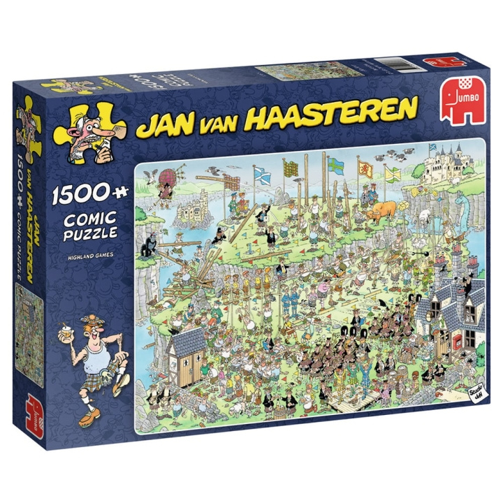 Jan van Haasteren Highland-spel, 1500 bitars pussel (19088) i gruppen SPORT, FRITID & HOBBY / Hobby / Pussel hos TP E-commerce Nordic AB (C89960)