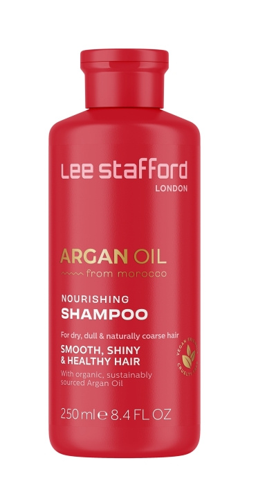 Lee Stafford Arganolja från Marocko, vårdande schampo 250 ml i gruppen SKÖNHET & HÄLSA / Hår & Styling / Hårvårdsprodukter / Balsam hos TP E-commerce Nordic AB (C89977)