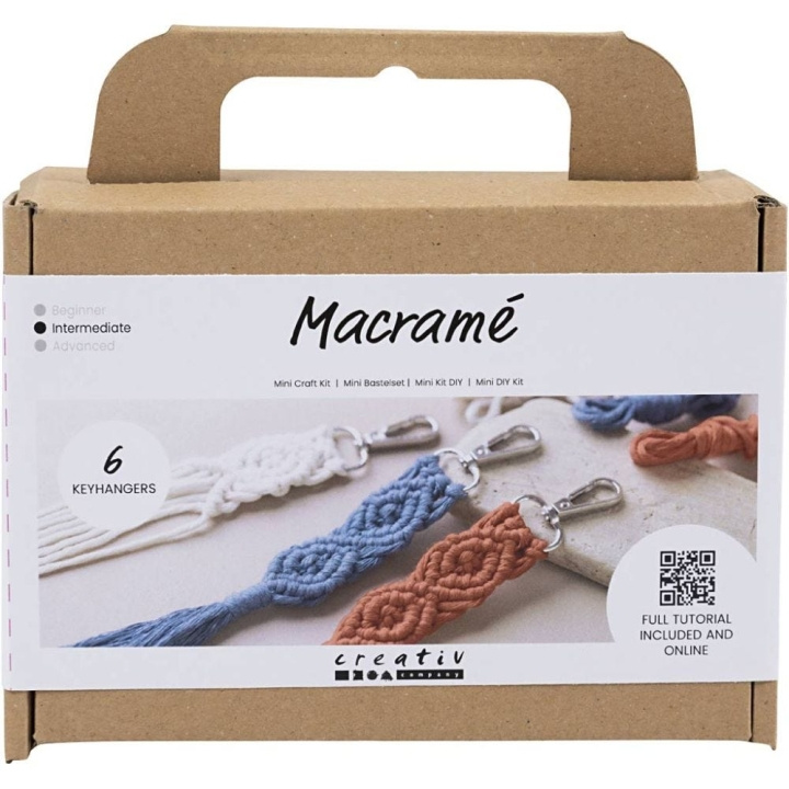 DIY Kit Makramé - Nyckelring (977554) i gruppen SPORT, FRITID & HOBBY / Hobby / DIY-kit hos TP E-commerce Nordic AB (C89979)