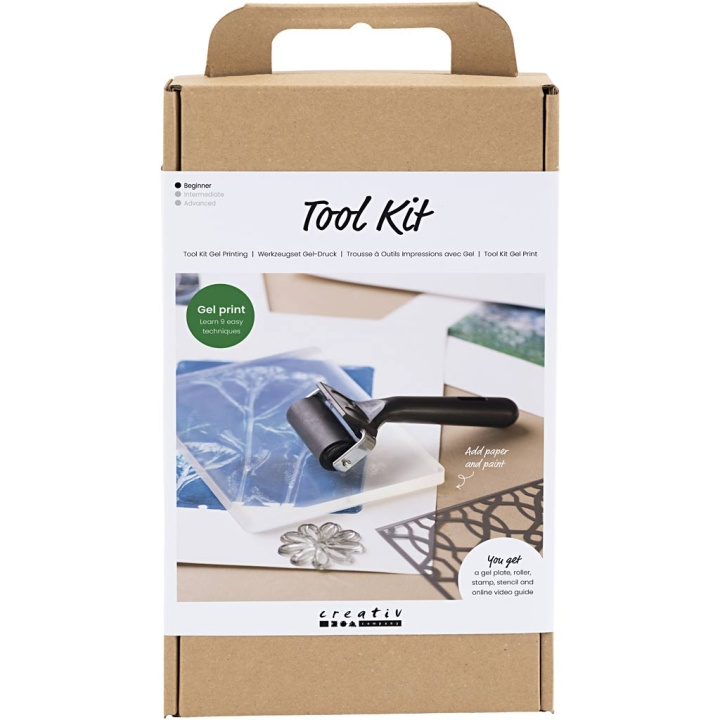 DIY Kit Verktygssats för geltryckning (977755) i gruppen SPORT, FRITID & HOBBY / Hobby / DIY-kit hos TP E-commerce Nordic AB (C90014)