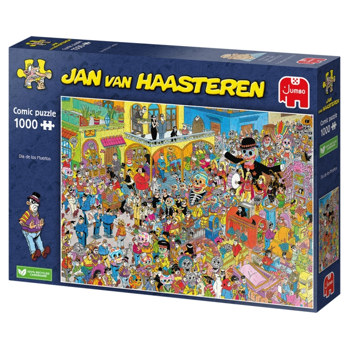 Jan van Haasteren Dia De Los Muertos (1000 bitar) (JUM0077) i gruppen SPORT, FRITID & HOBBY / Hobby / Pussel hos TP E-commerce Nordic AB (C90022)