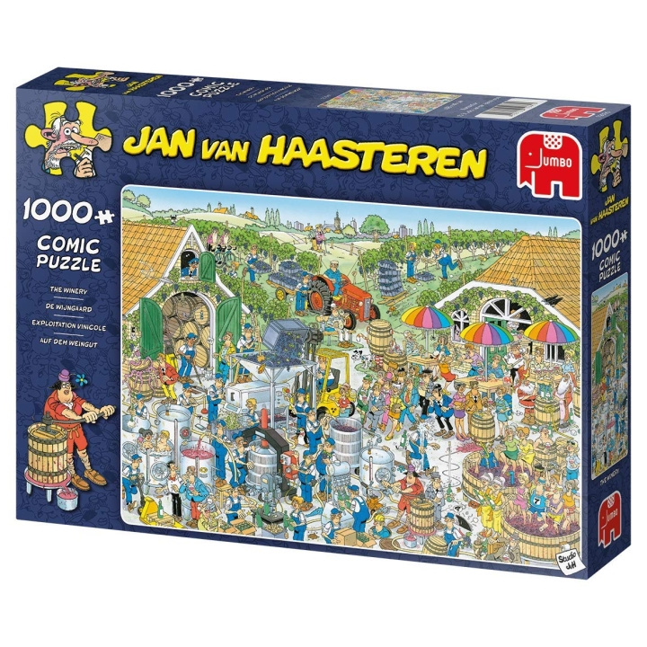 Jan van Haasteren The Winery, 1000 bitars pussel (JUM9095) i gruppen SPORT, FRITID & HOBBY / Hobby / Pussel hos TP E-commerce Nordic AB (C90025)