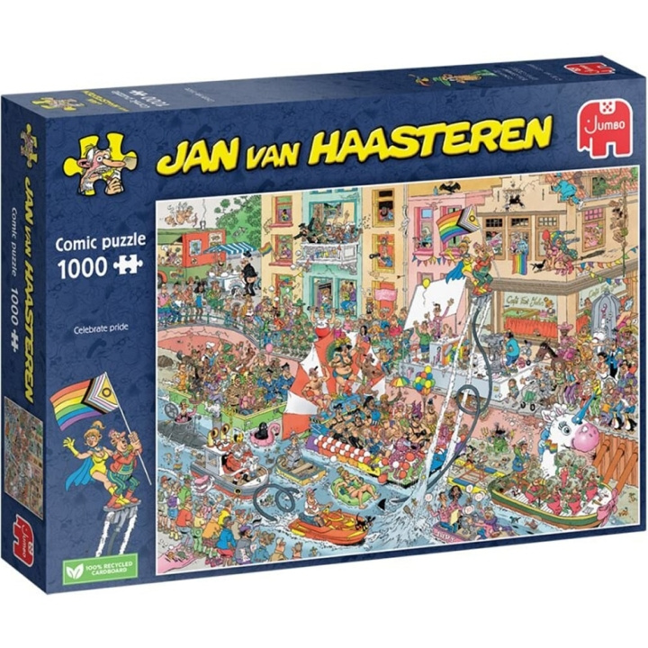 Jan van Haasteren Fira Pride! (1000 bitar) (JUM00030) i gruppen SPORT, FRITID & HOBBY / Hobby / Pussel hos TP E-commerce Nordic AB (C90026)