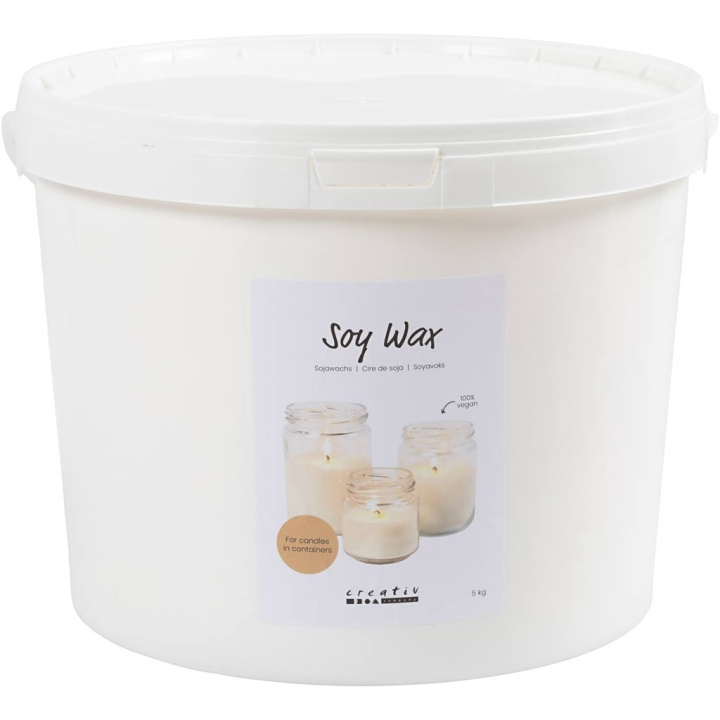 DIY Kit Sojavax, För ljus i behållare, 5 kg/ 1 förpackning (73429) i gruppen SPORT, FRITID & HOBBY / Hobby / DIY-kit hos TP E-commerce Nordic AB (C90045)