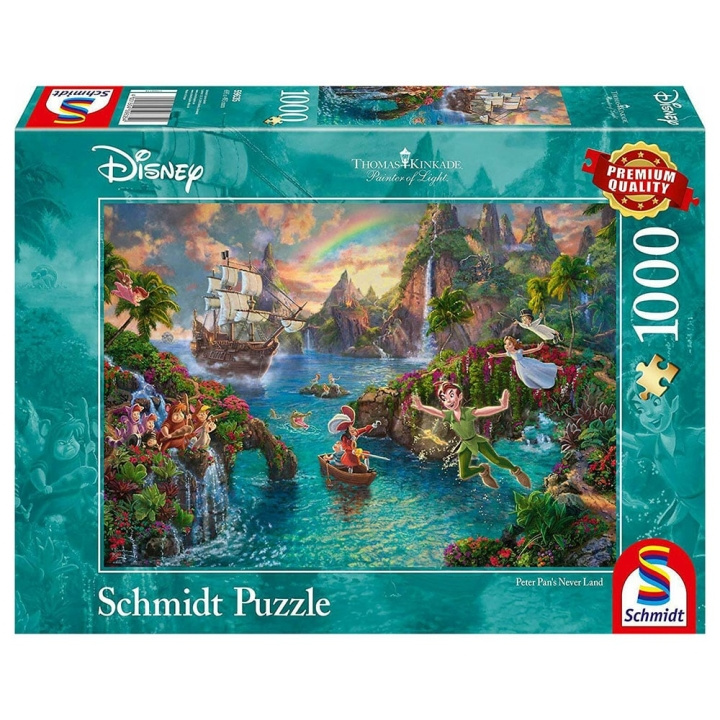 Schmidt Thomas Kinkade: Disney, Peter Pan (1000 bitar) (SCH9635) i gruppen SPORT, FRITID & HOBBY / Hobby / Pussel hos TP E-commerce Nordic AB (C90054)