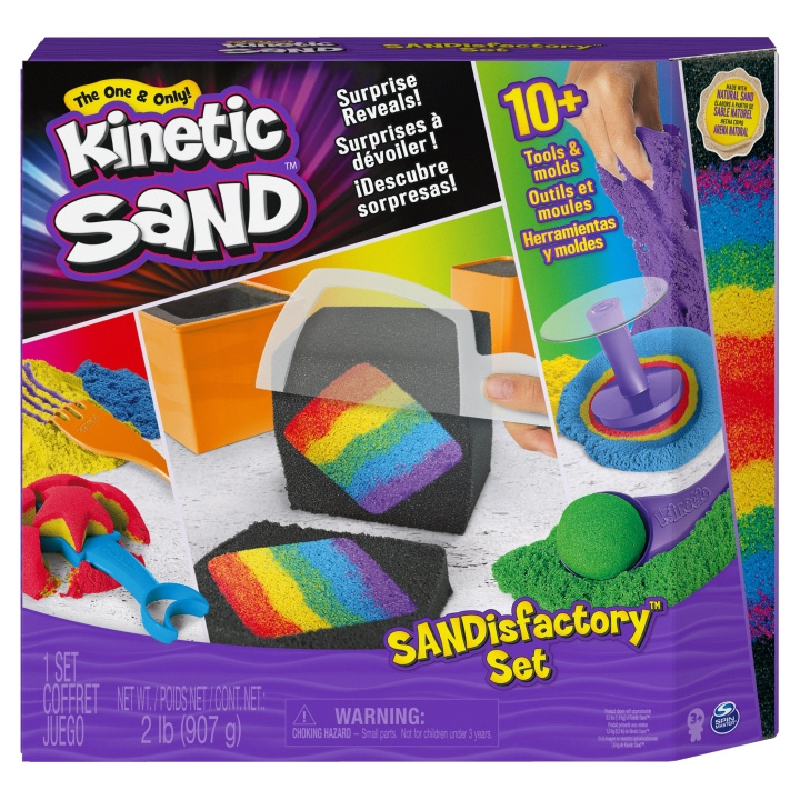 Kinetic Sand SANDisfactory-set (6061654) i gruppen LEKSAKER, BARN- & BABYPRODUKTER / Leksaker / Leklera, leksand och tillbehör hos TP E-commerce Nordic AB (C90101)