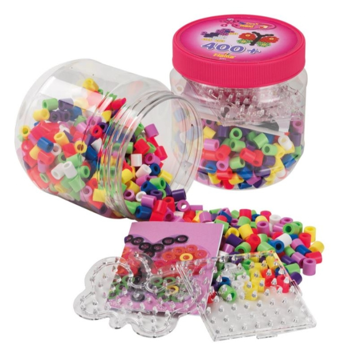 HAMA Beads Hama - Maxipärlor 400 pärlor + 2 stiftplattor (388791) i gruppen LEKSAKER, BARN- & BABYPRODUKTER / Leksaker / Pyssel hos TP E-commerce Nordic AB (C90117)