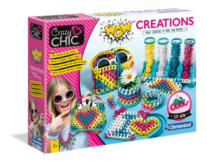 Clementoni Crazy Chic - Wow Kreationer (50642) i gruppen LEKSAKER, BARN- & BABYPRODUKTER / Leksaker / Pyssel hos TP E-commerce Nordic AB (C90171)