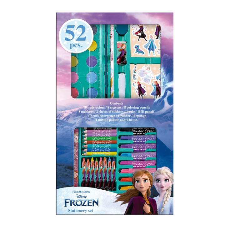 Disney Kids Licensing - Konstfodral 52 st. - Disney Frozen (017406952) i gruppen LEKSAKER, BARN- & BABYPRODUKTER / Leksaker / Rita & Räkna hos TP E-commerce Nordic AB (C90196)