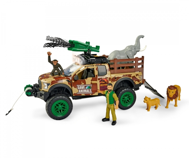 Dickie Toys Wild Park Ranger-set (203837016) i gruppen LEKSAKER, BARN- & BABYPRODUKTER / Leksaker / Leksaksbilar & andra fordon hos TP E-commerce Nordic AB (C90206)