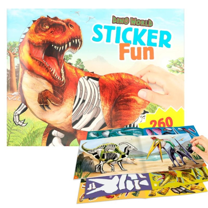 Dino World Sticker Fun (412408) i gruppen LEKSAKER, BARN- & BABYPRODUKTER / Leksaker / Pyssel hos TP E-commerce Nordic AB (C90208)