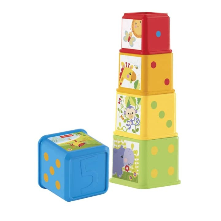 Fisher-Price Stapla och utforska block (CDC52) i gruppen LEKSAKER, BARN- & BABYPRODUKTER / Babyleksaker / Aktivitetsleksaker hos TP E-commerce Nordic AB (C90210)