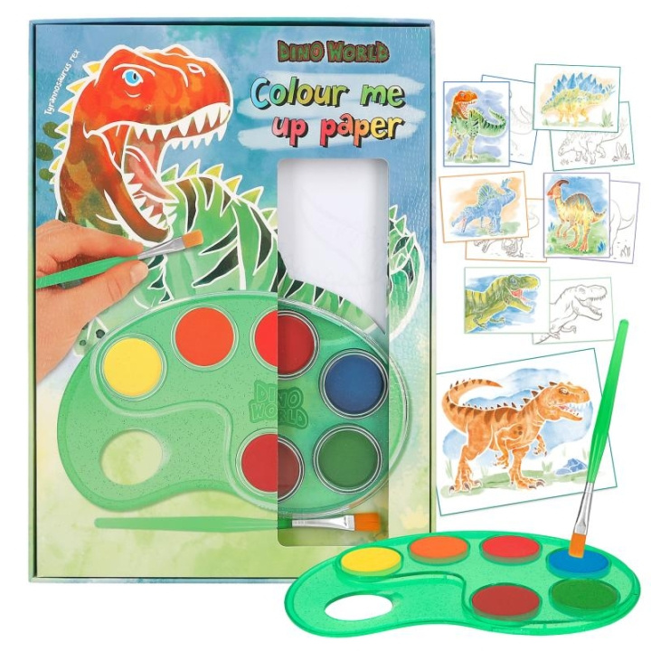 Dino World Colour Me Up Papper ( 0412517 ) i gruppen LEKSAKER, BARN- & BABYPRODUKTER / Leksaker / Pyssel hos TP E-commerce Nordic AB (C90279)