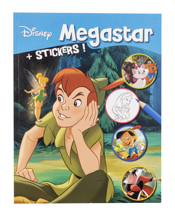 Disney Megastar målarbok - Peter Pan i gruppen LEKSAKER, BARN- & BABYPRODUKTER / Leksaker / Rita & Räkna hos TP E-commerce Nordic AB (C90340)