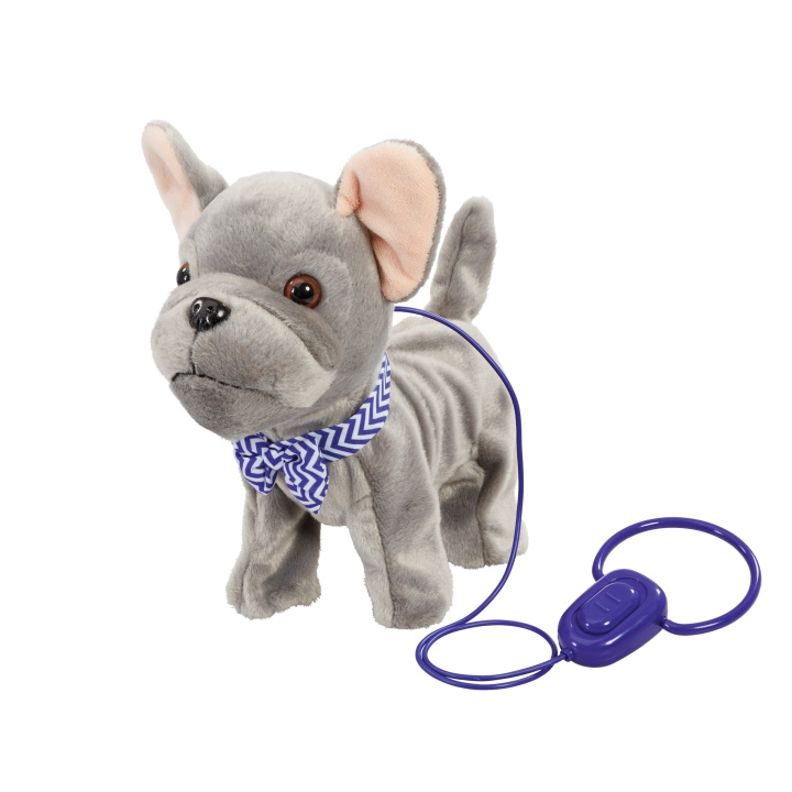 Happy Pets Walk Along fransk bulldogg (31511177) i gruppen LEKSAKER, BARN- & BABYPRODUKTER / Babyleksaker / Gosedjur hos TP E-commerce Nordic AB (C90367)