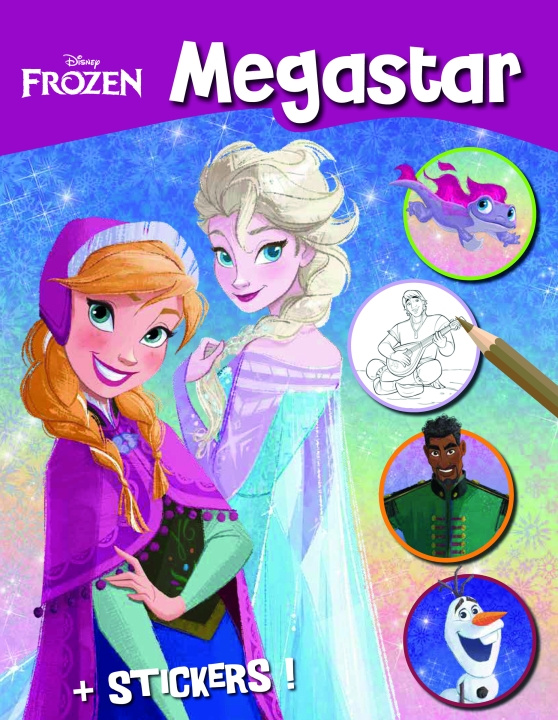 Disney Megastar målarbok - Frozen i gruppen LEKSAKER, BARN- & BABYPRODUKTER / Leksaker / Rita & Räkna hos TP E-commerce Nordic AB (C90399)