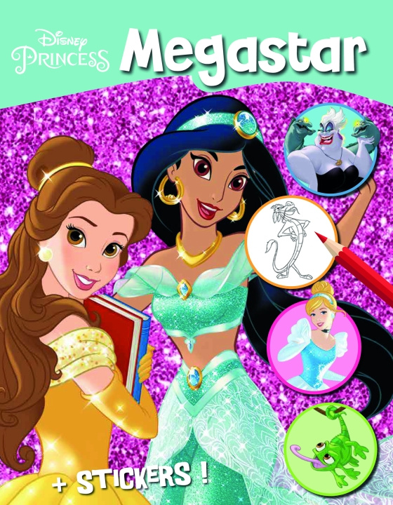 Disney Megastar målarbok - Disney Princess i gruppen LEKSAKER, BARN- & BABYPRODUKTER / Leksaker / Rita & Räkna hos TP E-commerce Nordic AB (C90400)