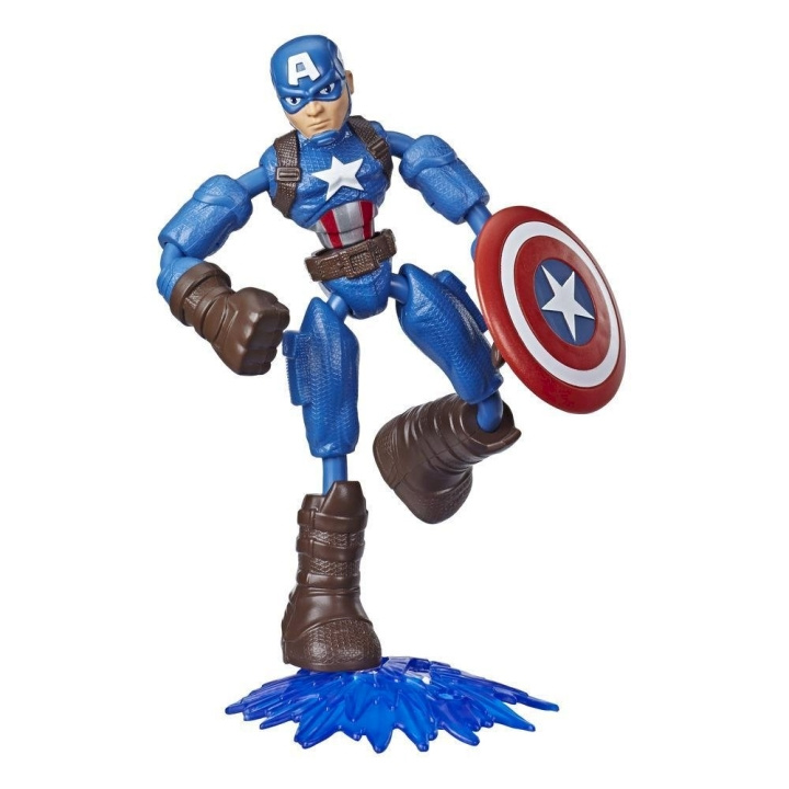 Disney Avengers - Böj och flexa - Captain America i gruppen LEKSAKER, BARN- & BABYPRODUKTER / Leksaker / Figurer, Miniatyrer & tillbehör hos TP E-commerce Nordic AB (C90406)