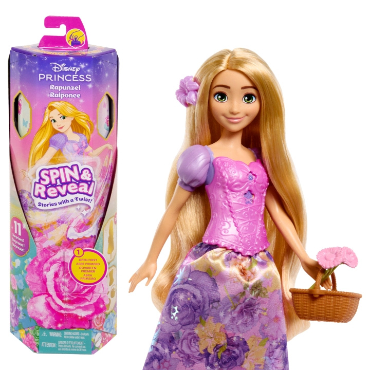 Disney Prinsessa - Snurra och avslöja - Rapunzel (HTV86) i gruppen LEKSAKER, BARN- & BABYPRODUKTER / Leksaker / Dockor & Tillbehör hos TP E-commerce Nordic AB (C90458)