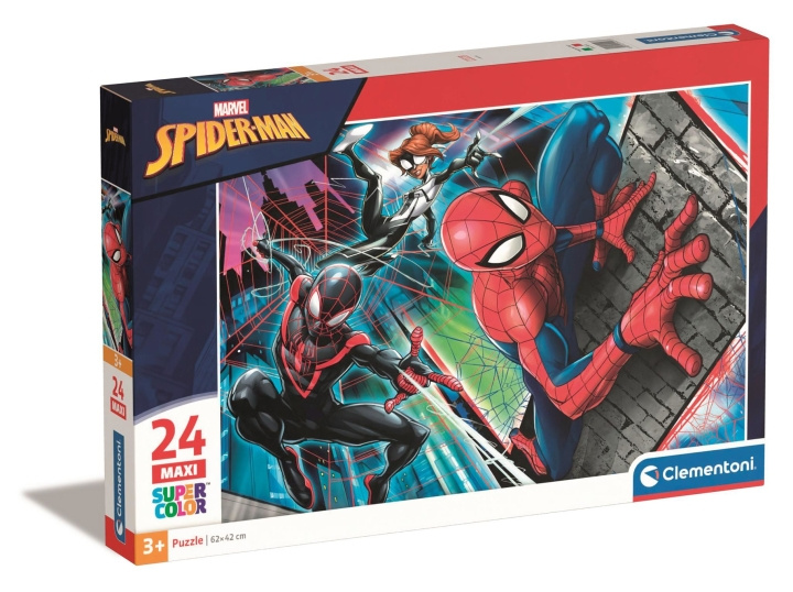 Clementoni Pussel Maxi - Spider-Man (24 bitar) (24497) i gruppen LEKSAKER, BARN- & BABYPRODUKTER / Leksaker / Barnpussel hos TP E-commerce Nordic AB (C90469)