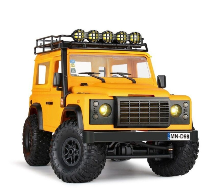 JJRC - Land Rover Camel fjärrstyrd bil - gul i gruppen LEKSAKER, BARN- & BABYPRODUKTER / Radiostyrt / Radiostyrda bilar hos TP E-commerce Nordic AB (C90531)