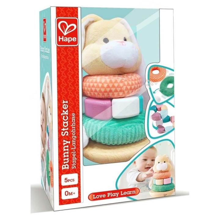 Hape Kaninstaplare (87-0107) i gruppen LEKSAKER, BARN- & BABYPRODUKTER / Leksaker / Lekset hos TP E-commerce Nordic AB (C90544)