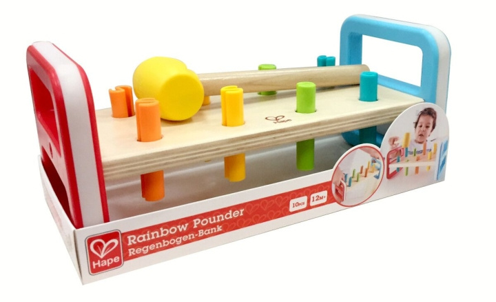 Hape Rainbow Pounder (E0506) i gruppen LEKSAKER, BARN- & BABYPRODUKTER / Leksaker / Byggleksaker / Byggklossar & övriga byggleksaker hos TP E-commerce Nordic AB (C90550)