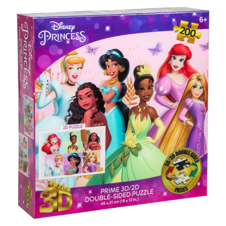 Disney 3D-pussel dubbelsidigt 200 Prinsessan (41040017-01) i gruppen SPORT, FRITID & HOBBY / Hobby / Pussel hos TP E-commerce Nordic AB (C90573)