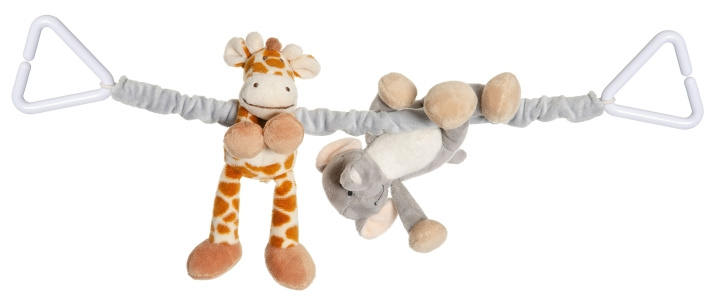 Diinglisar Wild - Barnvagnskedja - Elefant och Giraff (TK2935) i gruppen LEKSAKER, BARN- & BABYPRODUKTER / Barnvagnar & Tillbehör hos TP E-commerce Nordic AB (C90585)