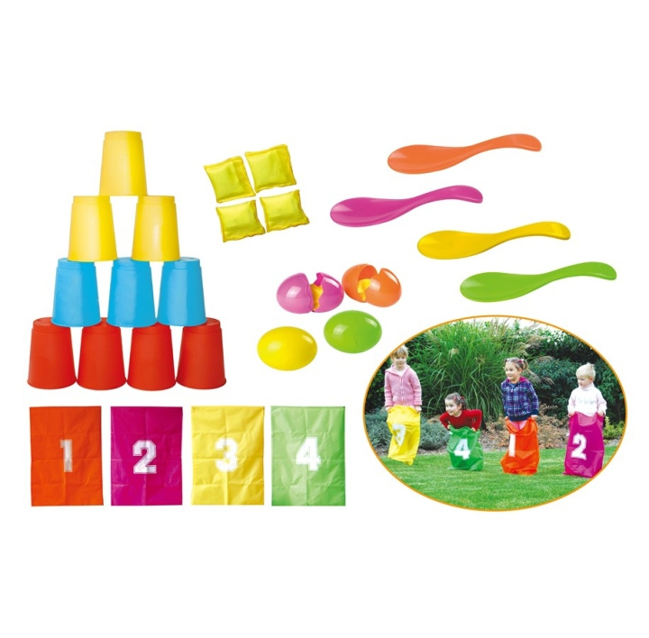 Happy Summer Party Game Set (302190) i gruppen LEKSAKER, BARN- & BABYPRODUKTER / Spel / Utomhusspel hos TP E-commerce Nordic AB (C90604)