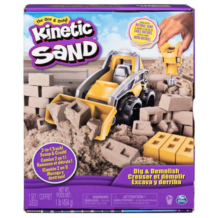 Kinetic Sand Dig & Demolish Set (6044178) i gruppen LEKSAKER, BARN- & BABYPRODUKTER / Leksaker / Leklera, leksand och tillbehör hos TP E-commerce Nordic AB (C90609)