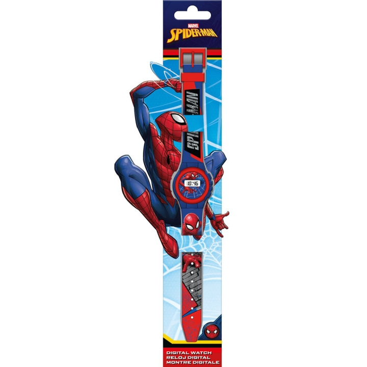 Disney Barnlicenser - Digital armbandsklocka - Spider-Man (0878311-SPD4972) i gruppen SPORT, FRITID & HOBBY / Accessoarer / Klockor hos TP E-commerce Nordic AB (C90654)