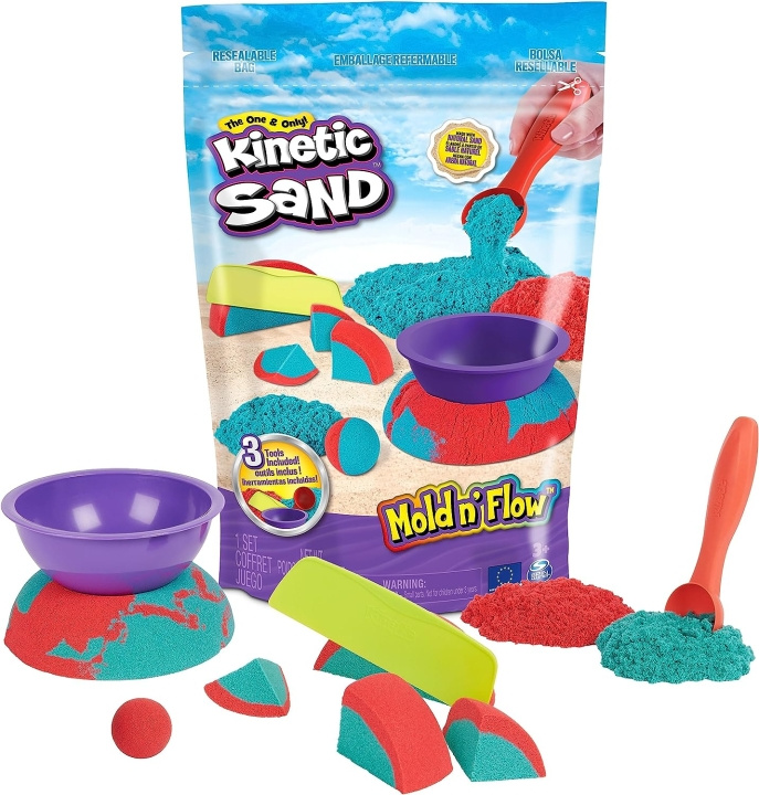 Kinetic Sand Mold N\' Flow (6067819) i gruppen LEKSAKER, BARN- & BABYPRODUKTER / Leksaker / Leklera, leksand och tillbehör hos TP E-commerce Nordic AB (C90659)