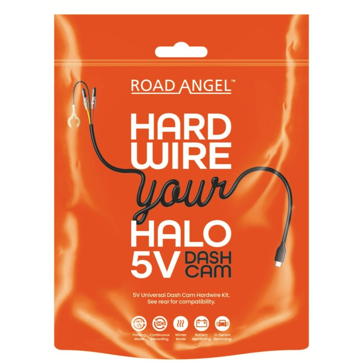 ROAD ANGEL Strömkabel-sats för Halo Guard /Ultima/Play i gruppen BIL / Billjud & Multimedia / Bilkameror & Tillbehör hos TP E-commerce Nordic AB (C90712)