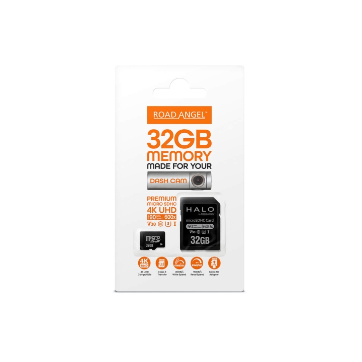 ROAD ANGEL MicroSD-kort 32GB U3 Klass 10 i gruppen HEMELEKTRONIK / Lagringsmedia / Minneskort / Micro SD/HC/XC hos TP E-commerce Nordic AB (C90713)