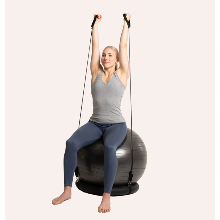 SWEDISH POSTURE Gymboll med Träningsband i gruppen SPORT, FRITID & HOBBY / Träningsredskap / Träningsredskap & tillbehör hos TP E-commerce Nordic AB (C90724)