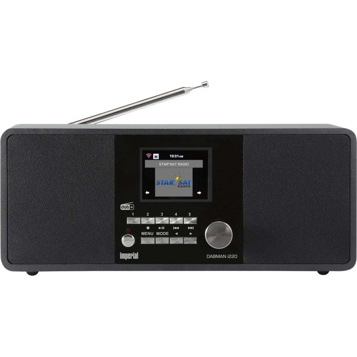 imperial DABMAN i220 BT DAB+ / FM Internetradio med bluetooth Svart i gruppen HEMELEKTRONIK / Ljud & Bild / Hemmabio, HiFi & Bärbart / Radio & Väckarklockor / Radio hos TP E-commerce Nordic AB (C90768)