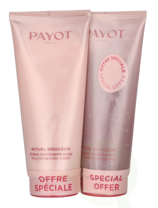 Payot Gentle Ritual Duo Set 400 ml 2x200ml - Exfoliating Body Granita/Nourishing Body Cream i gruppen SKÖNHET & HÄLSA / Presentkit / Presentkit För Henne hos TP E-commerce Nordic AB (C90811)