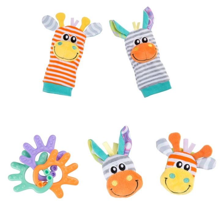 Playgro Wrist Rattle and Foot Fingers (10188406) i gruppen LEKSAKER, BARN- & BABYPRODUKTER / Babyleksaker / Aktivitetsleksaker hos TP E-commerce Nordic AB (C90928)