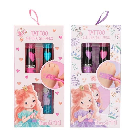 Princess Mimi Tattoo Glitter Gel Pens ( 0412324 ) i gruppen LEKSAKER, BARN- & BABYPRODUKTER / Leksaker / Pyssel hos TP E-commerce Nordic AB (C90975)