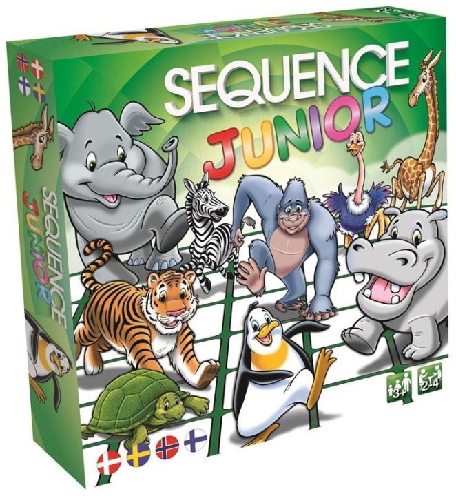 Asmodee Sequence Junior (Nordisk) (GOL8004) i gruppen LEKSAKER, BARN- & BABYPRODUKTER / Spel / Sällskapsspel hos TP E-commerce Nordic AB (C91020)