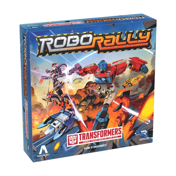 Asmodee Robo Rally Transformers (RGD02652) i gruppen LEKSAKER, BARN- & BABYPRODUKTER / Spel / Sällskapsspel hos TP E-commerce Nordic AB (C91034)